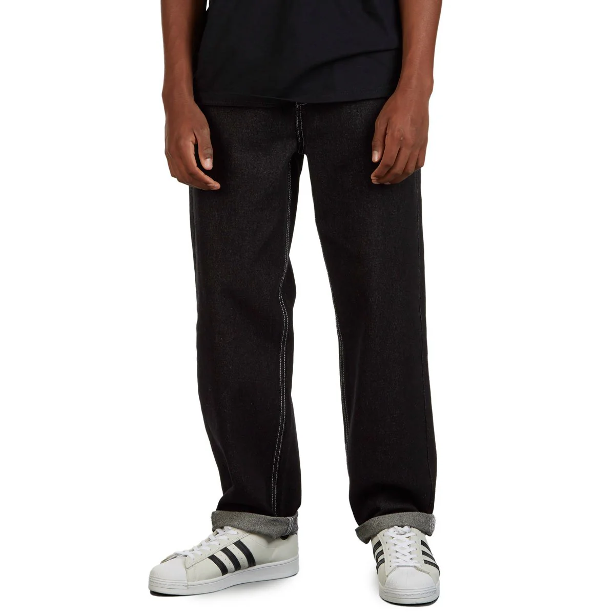 CCS Original Relaxed Denim Jeans - Overdyed Black - Image 4